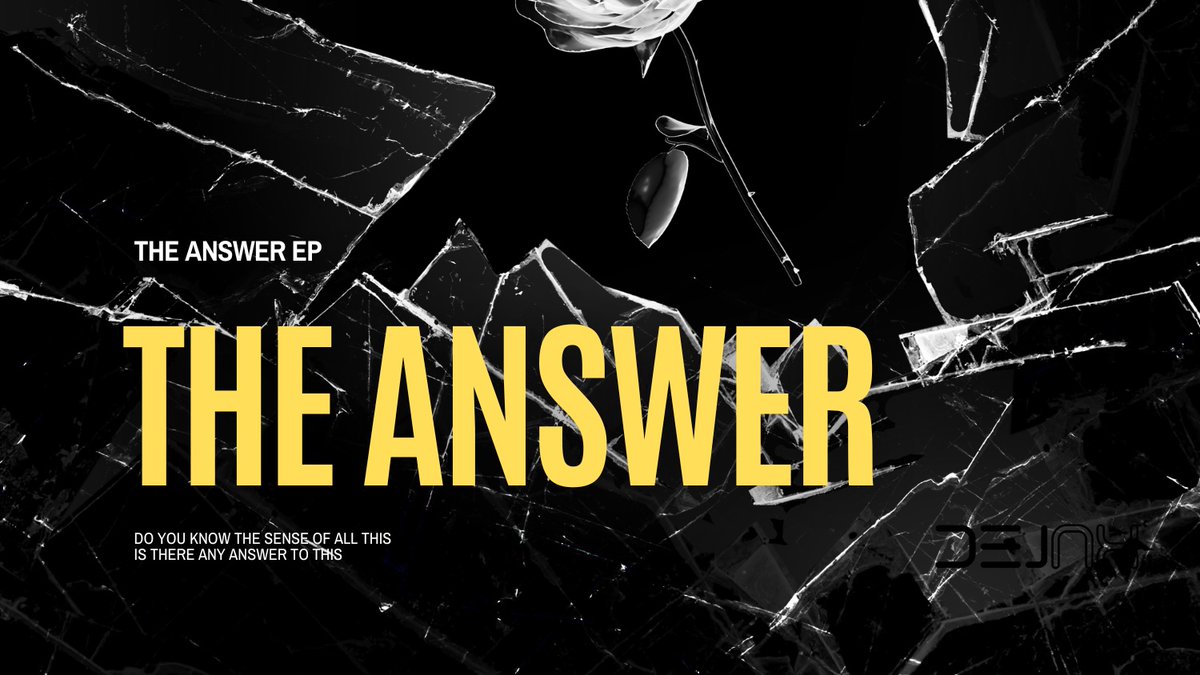 DeJax_'s tweet photo. Cover Preview...🥷
#ThisIsTheAnswer #NewMusicAlert https://t.co/RDUwOg970q