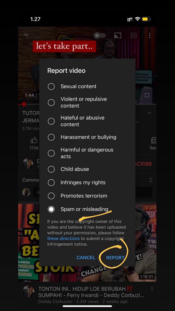 Yuk laporkan video meresahkan ini:
youtu.be/BB5Bb8S37aQ

Share, retweet yuk!
Biar ramai-ramai laporkan dan unsubscribe channel bung DC.