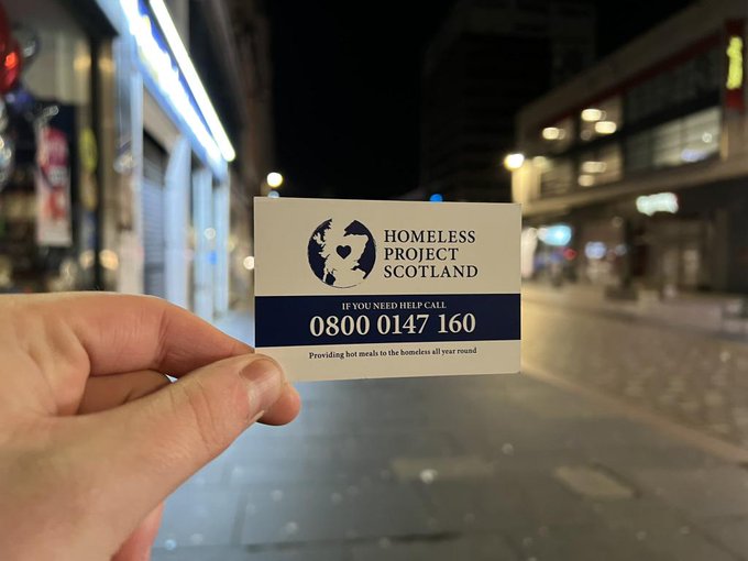 hp_scotland's tweet photo. Please Retweet, This is a lifeline for many across Scotland 0800 0147 160 if you see a rough sleeper call us 24hrs we respond - Homelessness does not sleep - Our dedicated team are awake around the clock. 24/7 https://t.co/GCGAZVRGsT