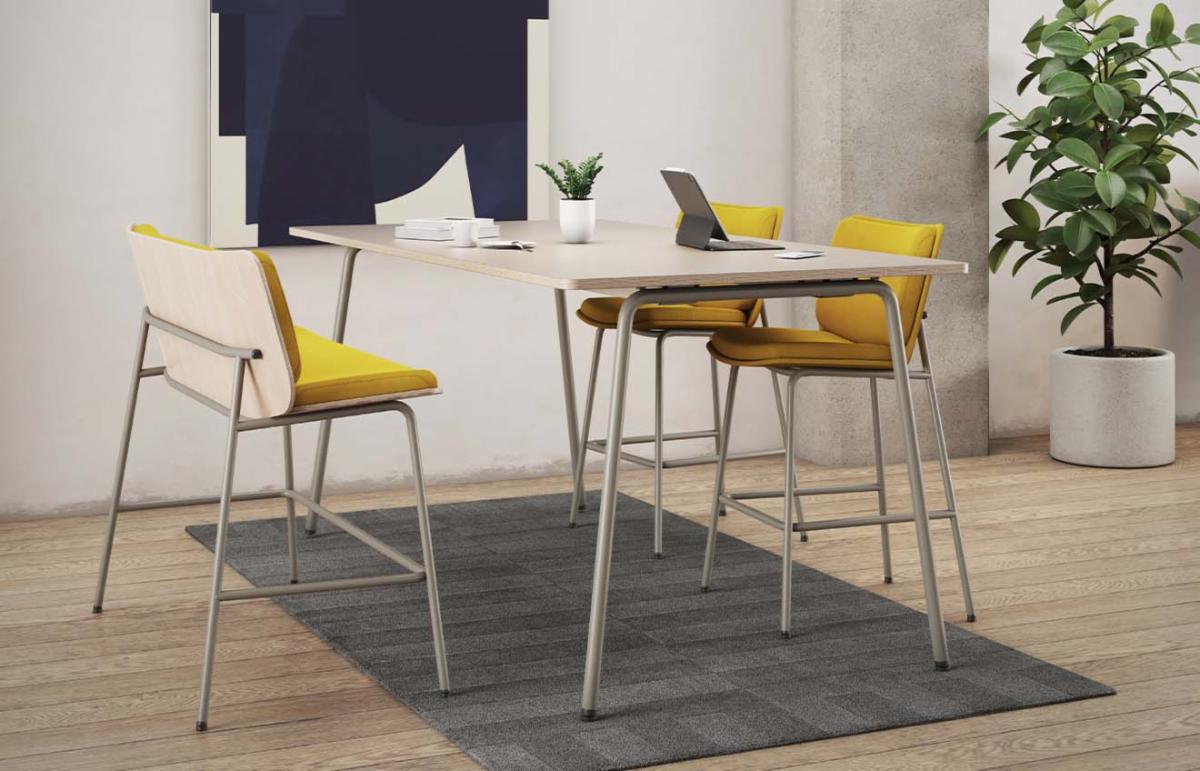 fusefurniture's tweet photo. FourAll is a stunning range just released by our favorite Danish company @fourdesgndk from the drawing board of designers  - @webbassociates. And doesn't it look sensational paired with our #fourreal table?! 
#commercialfurniture #fourdesign #oceedesign #mobiletable https://t.co/kqFzY0ga9K