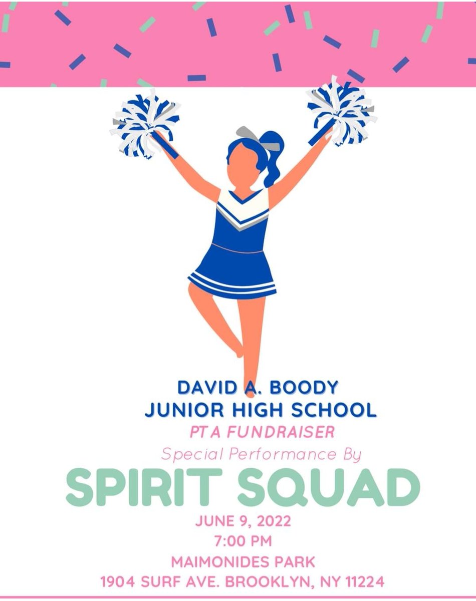 Come support DAB PTA at Maimonides Park on Thur, June 9th at 7 p.m. The DAB Spirit Squad will be performing.
It's Pride Night at the ballpark!Please use our custom ticket link to purchase tickets and share with friends and family:offer.fevo.com/cyclones-vs-ab…