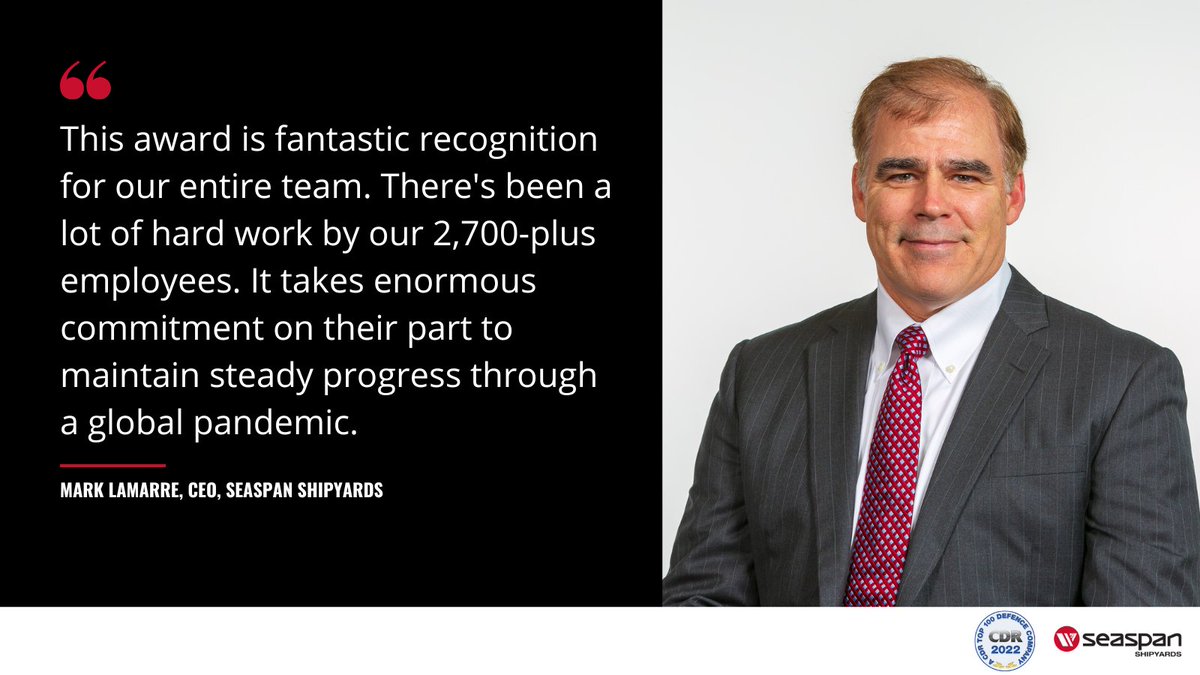 Teamwork builds ships 🤝

From the designers, engineers and administration staff, to the tradespeople and technicians, our people are the key🔑 to our success, and are the reason Seaspan Shipyards is Canada’s🍁 top defence company for 2022 👉 seaspan.com/stories/seaspa…