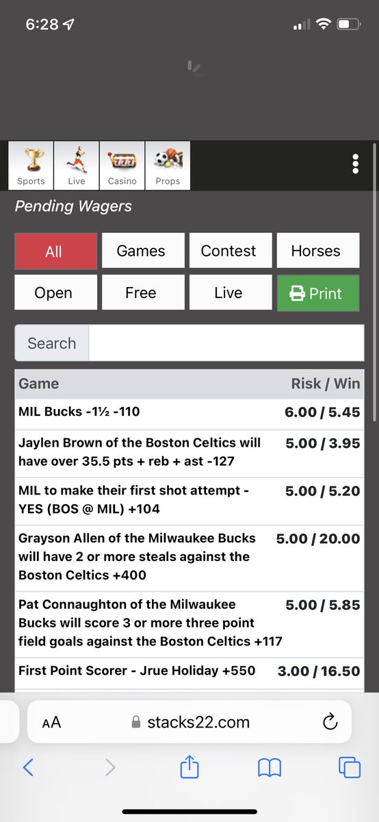 DownBadBetsLLC's tweet photo. Game 1. Let’s see if these go better than finals https://t.co/DGsf2djD3I