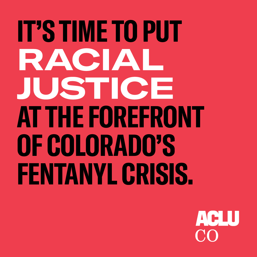 ACLUofColorado's tweet photo. As Colorado lawmakers move to refelonize fentanyl possession, one thing is certain: it will hit communities of color the hardest.

Our Executive Director @DRichardsonACLU speaks on this new chapter in the failed War on Drugs.

https://t.co/p31d1zGpoW https://t.co/x3eTD3LsDj