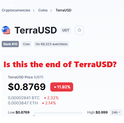 Is the honeymoon over for Do Kwon?
#TerraUSD #TerraNFTs #UST #Cryptocrash #cryptotrading #USDT #dokwonbitcoin #terraUSDdump