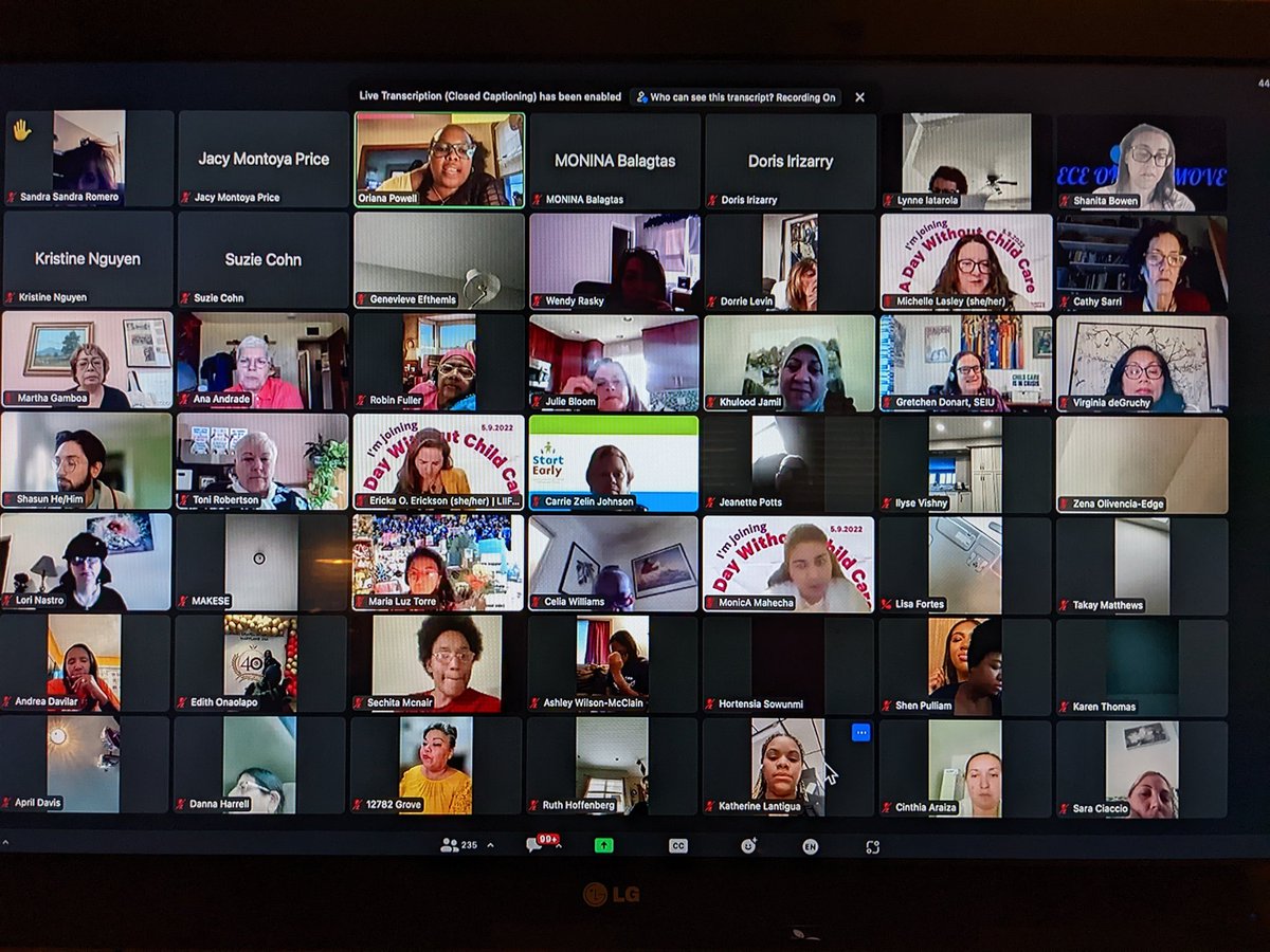 albert_wat's tweet photo. The entire @4earlysuccess team is gathered together to celebrate the #DayWithoutChildCare with our allies across the country. Glad to be in this fight with everyone to #SolveChildCare. #EveryChildEveryState https://t.co/MTPAHRefhT