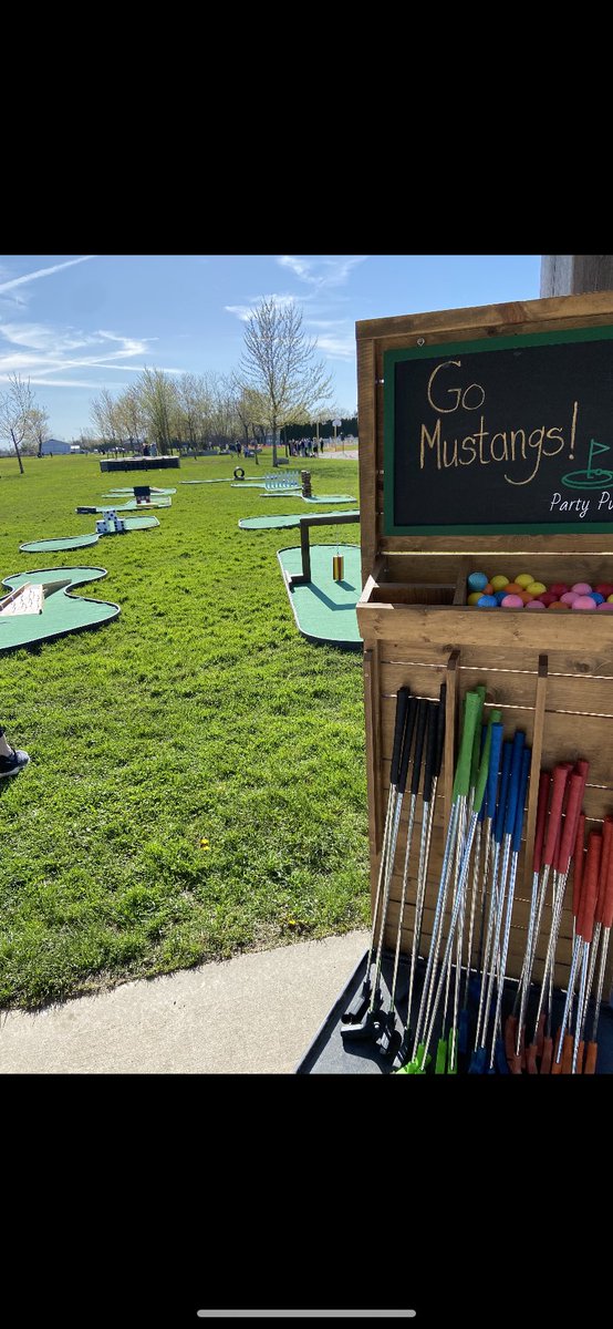 party_putt's tweet photo. Thanks for having us! ⛳️ @APSMustangs https://t.co/f4F9OQ5mlA