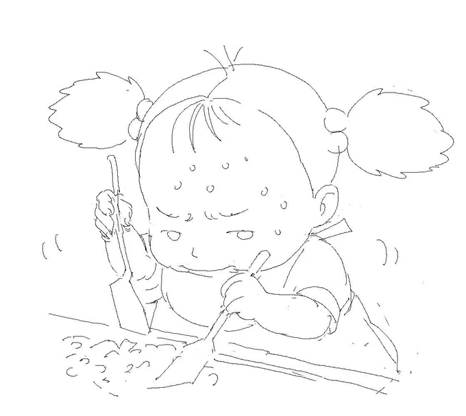 #同じ人が描いたとは思えない絵を貼る

おてんばどんは下書きと出来上がりだけでも違うものじゃ( ';゜;∀;゜;) 
