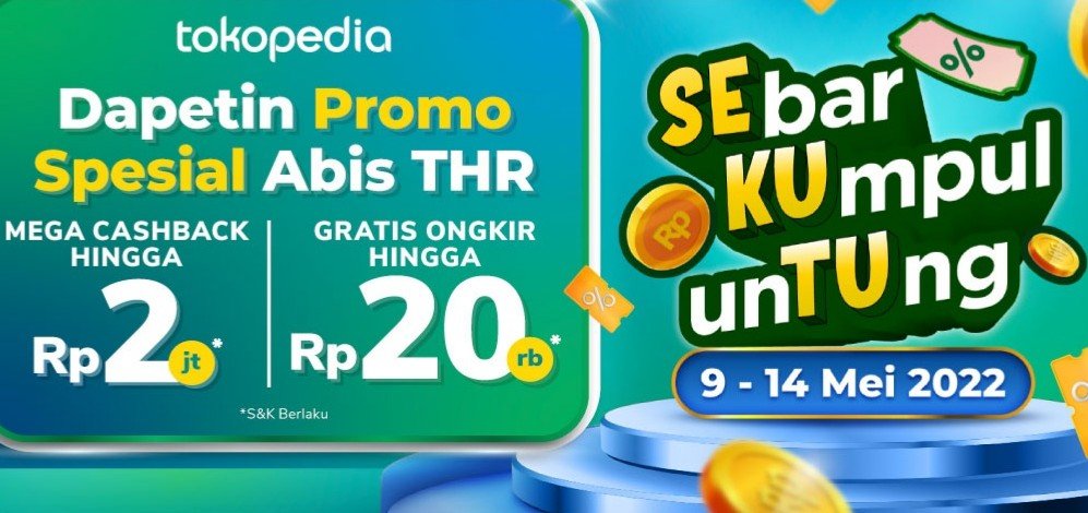 ebay2cool's tweet photo. THR Habis? Tokopedia kasih kamu kupon mega cashback belanja, produk digital s.d 2 Juta, KLIK LINKNYA sekarang https://t.co/N7Qb7DOh7Q 

#Cashback #thr #Lebaran2022 #kupon #Tokopedia https://t.co/g4sBqEqgY5