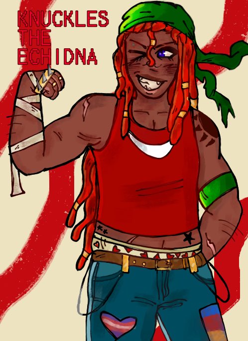 axseop's tweet photo. knukli the enchilada 😄! #SonicTheHedgehog #sonic #knuckles #KnucklesTheEchidna #knucklesfanart #art #sonicfanart https://t.co/EusE0sL2BA