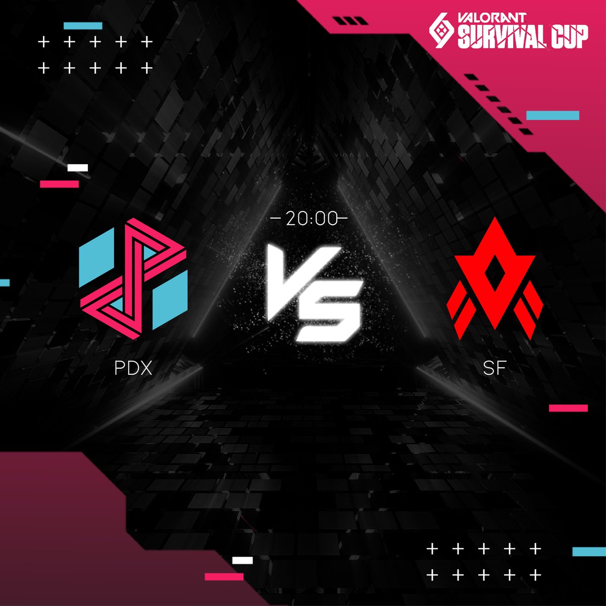 gaming_pdx's tweet photo. ⚔️MATCHDAY⚔️ 

#PDX 🆚 @SoulFreeLatam
 
⏱20:00🇲🇽
📺 N/A

Primer partido de la #SurvivalCup 🏆
¡Vamos con todo!

#GoPDX #PDXValorant #VALORANT https://t.co/QNjdDbs5Ow