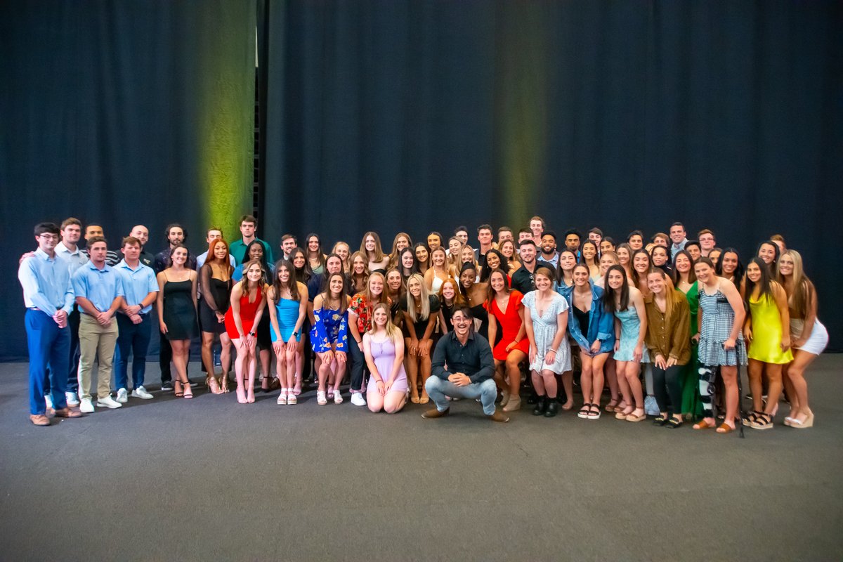 TowsonTigers's tweet photo. What a senior class 🤩🤩

#UnitedWeRoar x #TUProud https://t.co/7GFWK0ll4F