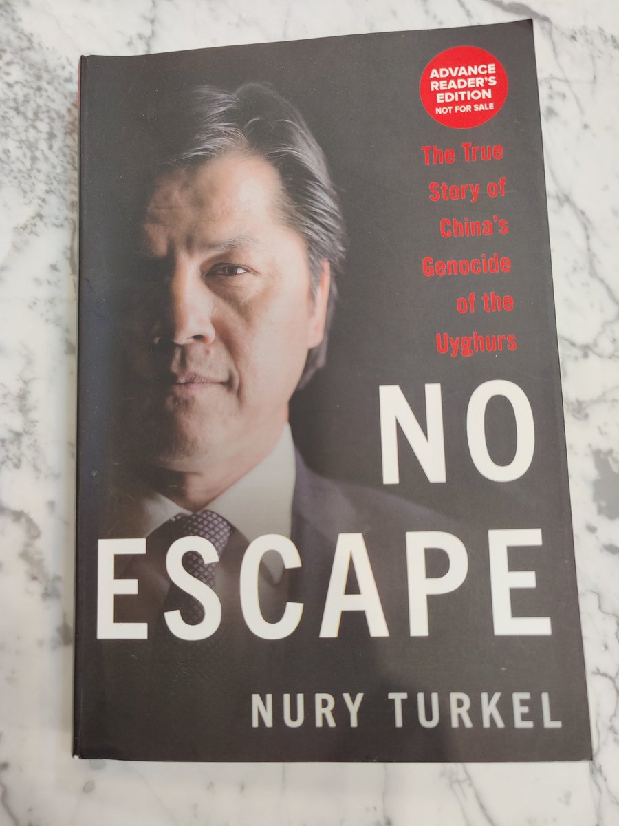 anneapplebaum's tweet photo. Tomorrow is the official publication date of NO ESCAPE by @nuryturkel. Anyone interested in the future of autocracy should buy it. Turkey uses his  life story, and the stories of others, to tell the recent history of the Uighur people. Every chapter is shocking. https://t.co/xbQdku2rIs