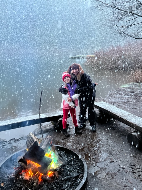 CheriseLakeside's tweet photo. Might take me a couple of weeks to thaw out from my Mothers Day weekend fishing and goofing off in the snow with my kid &amp; family but we had a great time! #Peaches #CSIKraken #FreakingFreezing #MakeTheBestOfEverything https://t.co/vcdWiLuN6C