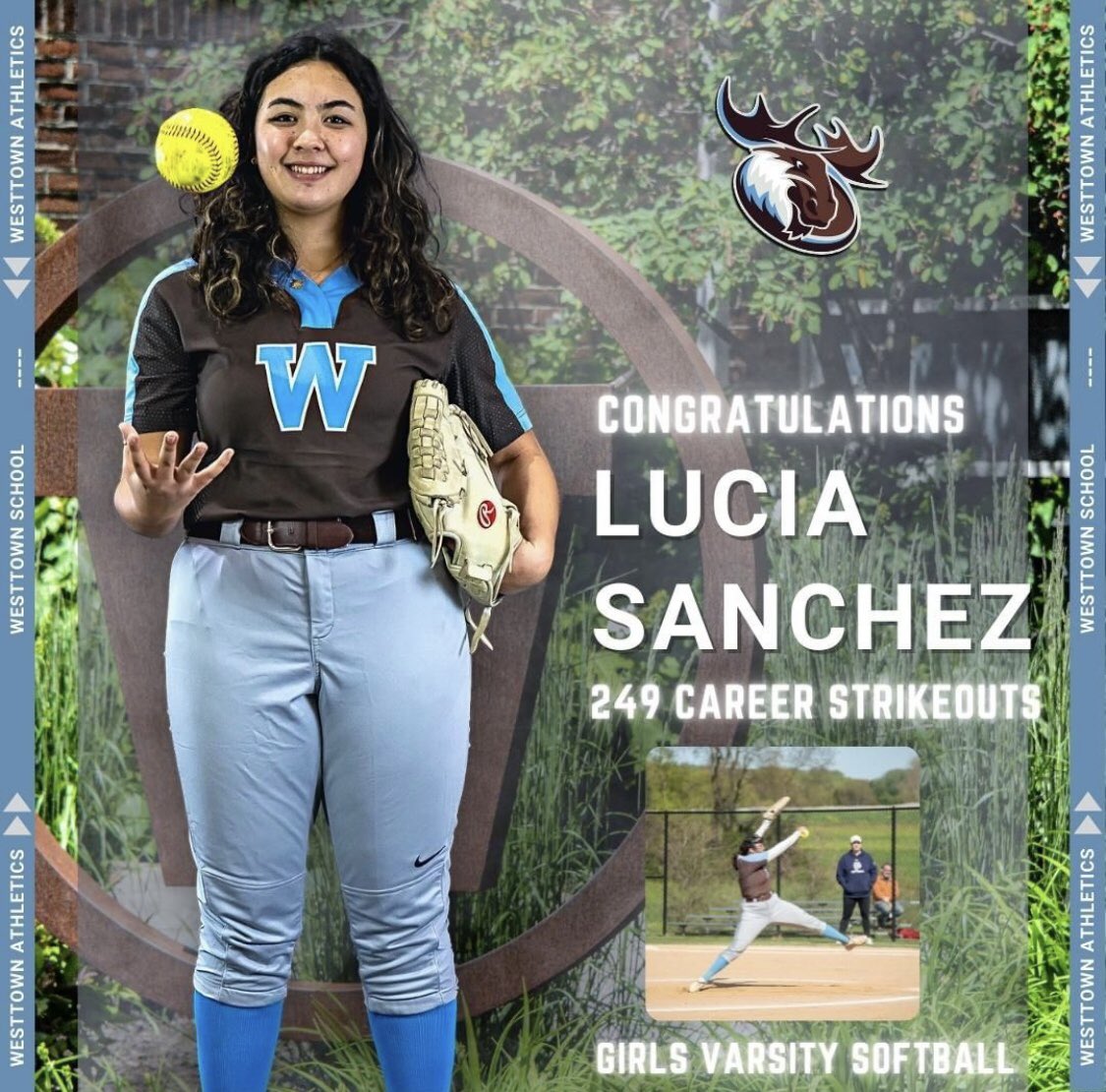 Softball_WT's tweet photo. Way to go, Lucia‼️ We’re so proud of you- keep up the awesome work. See you all tomorrow for @FSL_Athletics 🥎 semifinals at HOME 4pm. https://t.co/f6JtXmGJu8