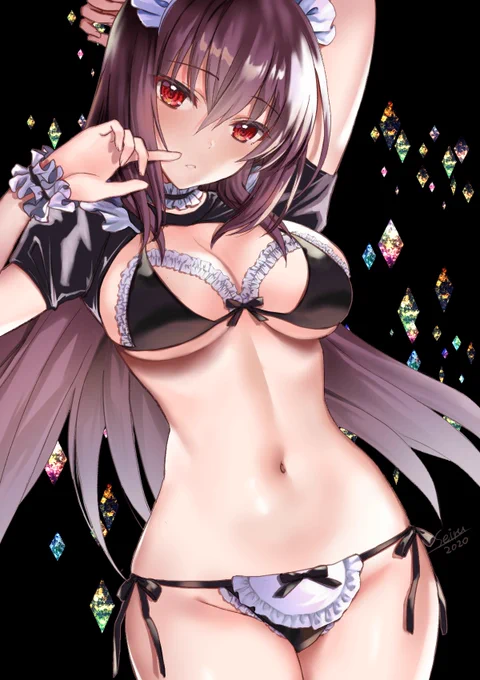 メイドの日なので
今まで描いたメイドランジェリーを🎀 