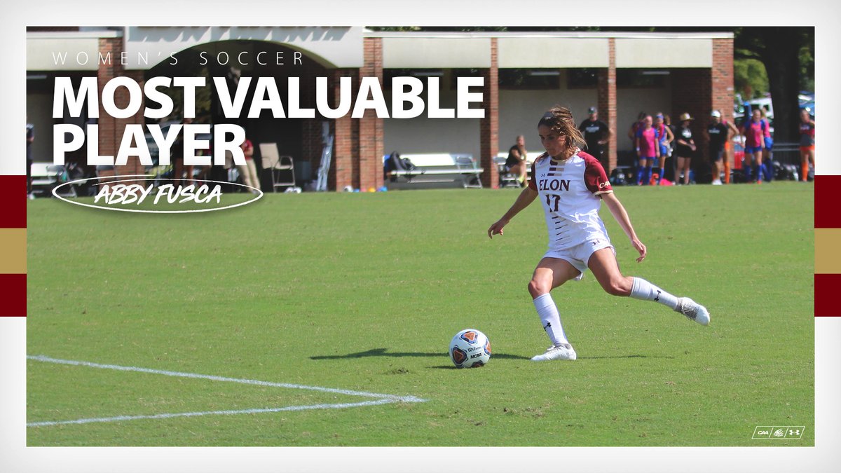 ElonWSoccer's tweet photo. Last, but not least, is our MVP, Abby Fusca! Congrats Abby!

#PhoenixRising | #ElonBanquet https://t.co/MVR6jBGFvk