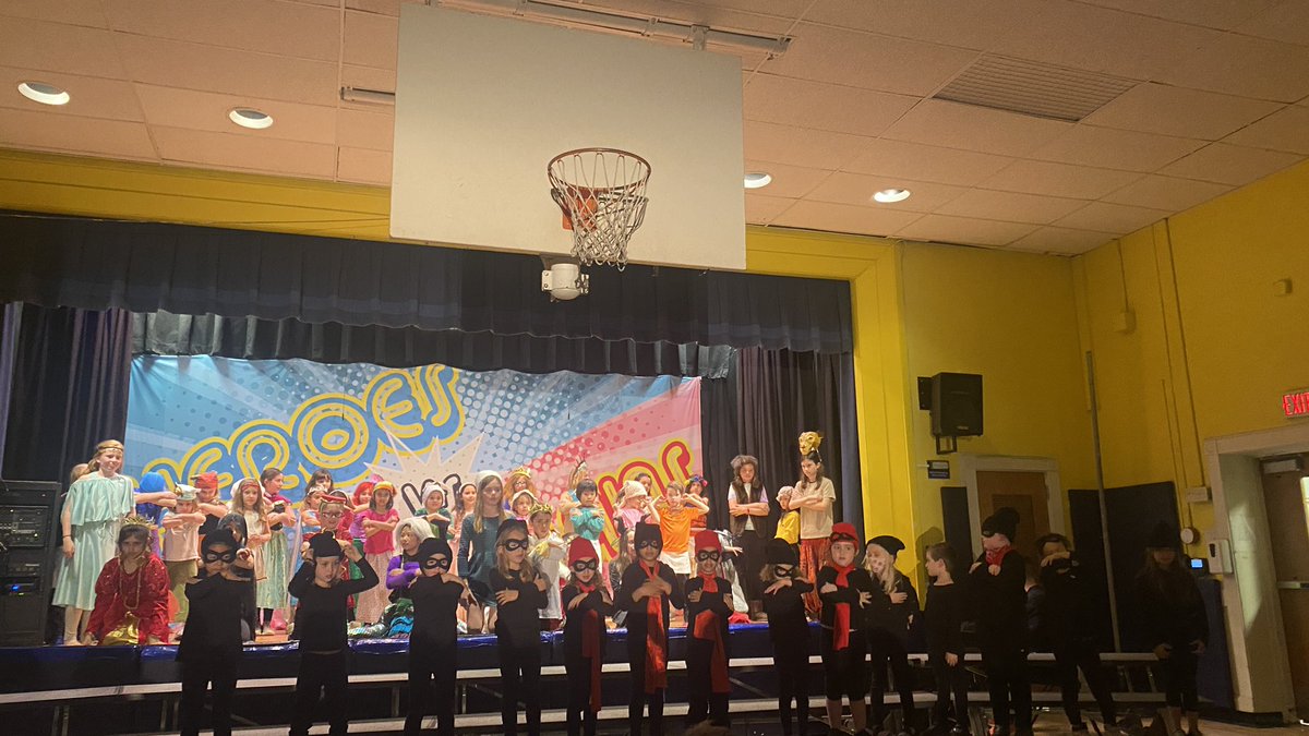GRPSByrd's tweet photo. Congrats to the cast of Heroes vs Villains!  Byrd Broadway is back and these Byrdies did not disappoint!  Thank you HSA for this amazing experience!  #teambyrd #rockGRNJ https://t.co/bPnRgZLYjm