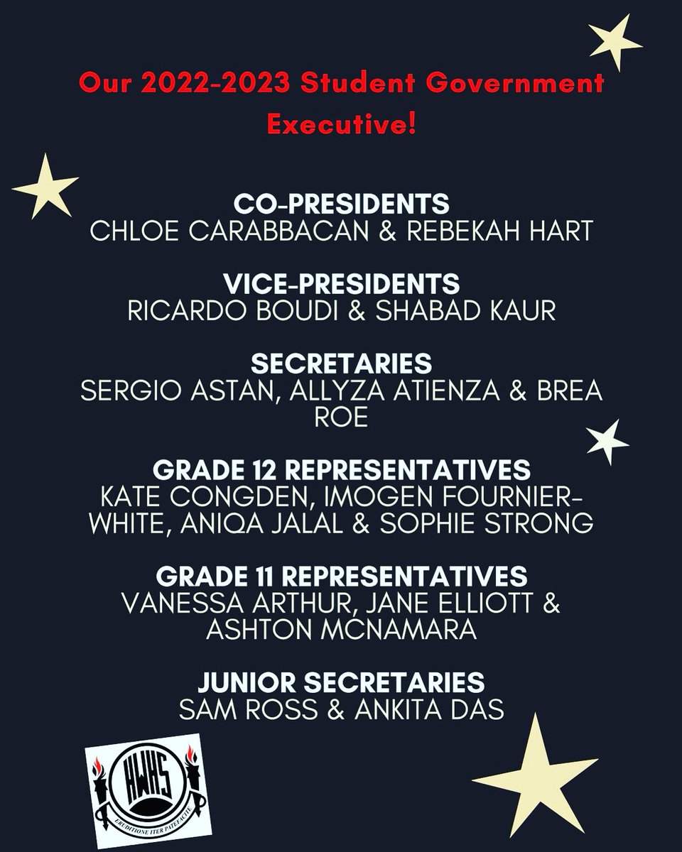 Introducing our 2022-2023 Student Government Executive! <a href="/HalifaxWestHS/">Halifax West High School</a>