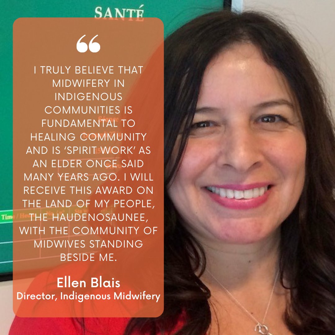 Congratulations Ellen Blais, Director of Indigenous Midwifery @OntarioMidwives - first-ever recipient of the Layton Indigenous Leadership Award recognizing powerful changemakers!

Join the celebration May 11, 1 p.m.: changeleaders.ca/laytonaward

<a href="/ichangeleaders/">Institute for Change Leaders</a> <a href="/TheLaytonLegacy/">The Layton Legacy</a>