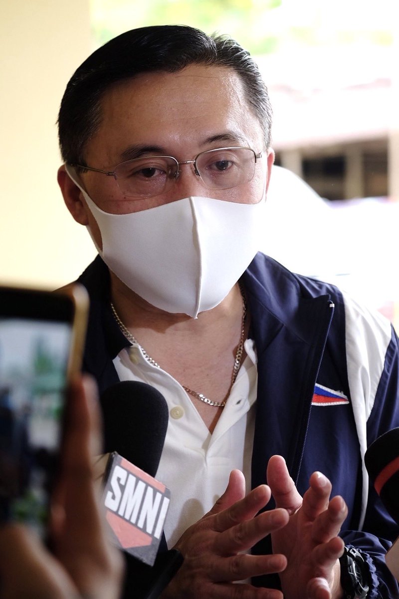 romeltv5's tweet photo. Sen Bong Go nanawagan sa mga susunod na leader ng bansa na ipagpatuloy ang mga nasimulan ni Pangulong Duterte, nanawagan din ito sa Comelec na resolbahin ang mga gusot ng nagdaang halalan. @News5PH @onenewsph #BilangPilipino2022 📸 Sen. Bong Go https://t.co/CE61SiRIbG