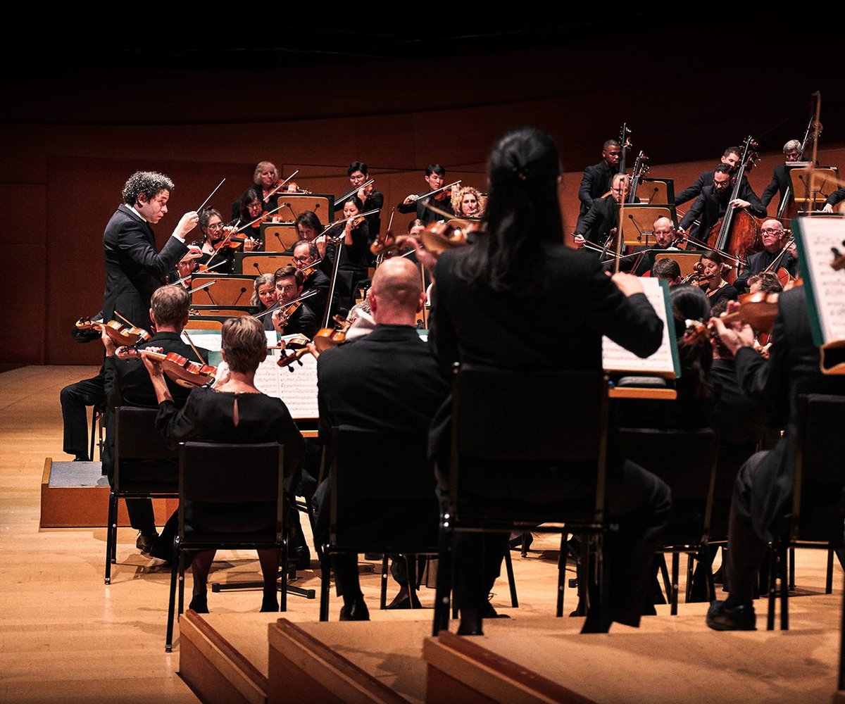LAPhil's tweet photo. DID YOU KNOW: Legend has it that the first CD was designed to have a 74-minute playing time specifically so it could hold Beethoven’s full Ninth Symphony! See Gustavo Dudamel lead the piece that (allegedly) changed recording technology May 26-29 at WDCH! https://t.co/uRgY8DV9wZ https://t.co/gshrtJFK0a