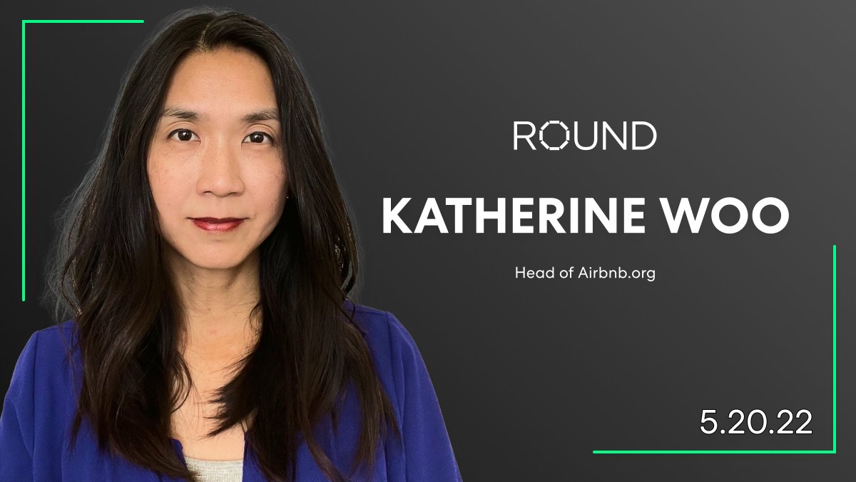 Round (@helloround) on Twitter photo Tech companies create products that impact billions. Leveraging this power, leaders can deliver positive change globally. Join us on 5/20 for a conversation with <a href="/katherinewoo/">katherinewoo</a>, Head of <a href="/Airbnb/">Airbnb</a>.org, to learn how tech can be leveraged for good. Email events@round.tech to attend. Tech companies create products that impact billions. Leveraging this power, leaders can deliver positive change globally. Join us on 5/20 for a conversation with <a href="/katherinewoo/">katherinewoo</a>, Head of <a href="/Airbnb/">Airbnb</a>.org, to learn how tech can be leveraged for good. Email events@round.tech to attend.