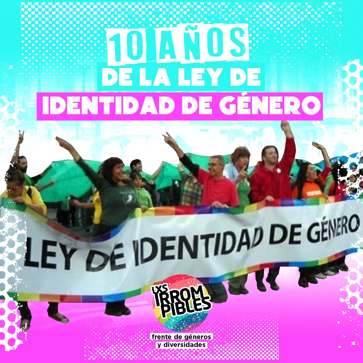 FrenteGyDCABA's tweet photo. Hoy, se cumplen 10 años de la Ley de Identidad de Género, Ley pionera y reconocida mundialmente por abordar la identidad de género desde la perspectiva de los derechos humanos sin la necesidad de patologizar ni judicializar nuestras identidades.

#IdentidadDeGénero 🏳️‍⚧️ https://t.co/zZNJu6FzTh