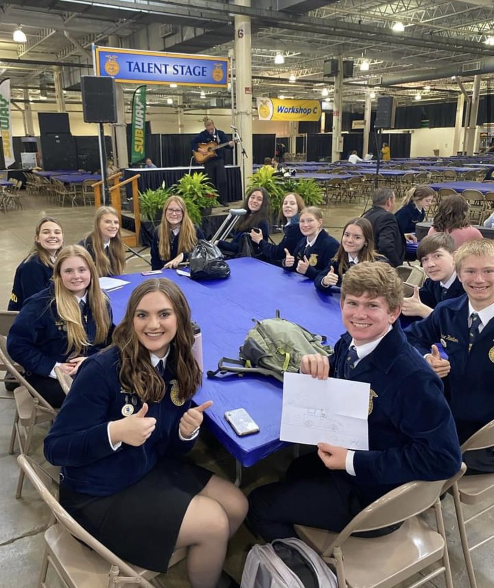 BloomCarrollLSD's tweet photo. Congratulations to all FFA students who represented BCHS at the 94th Ohio FFA Convention in Columbus! Outstanding job by all! #StateDegrees #TalentShow #ffaband @OhioFFA #theBCexperience https://t.co/zWAKihpWZ6