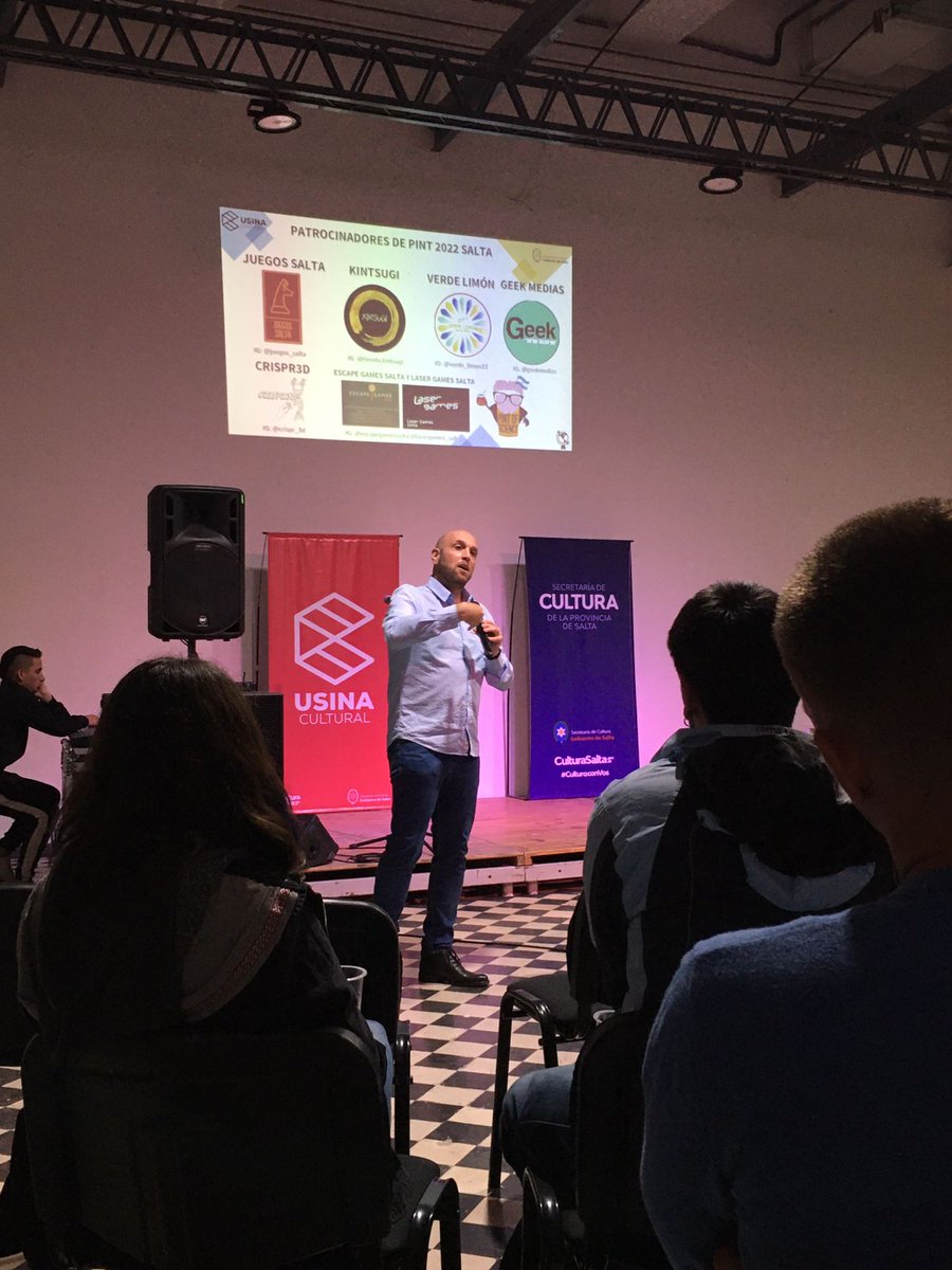 En sede #Salta comenzó #Pint22 con la charla de Sebastián Miguel 🙌

"La importancia del diseño bioclimático para las viviendas. Aportes para una ciudad sustentable"

#Pint22AR #Dia1 <a href="/pintsworld/">Pint of Science World</a>