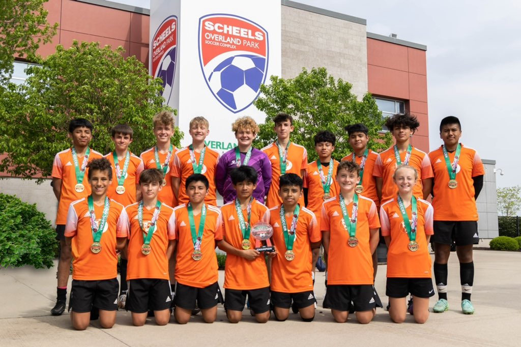 Brought home some hardware after a great weekend of soccer in Kansas City at the <a href="/HeartlandSoccer/">Heartland Soccer</a> Mother’s Day Classic Tournament. #Champions #Undefeated #GoalKeeper #U15