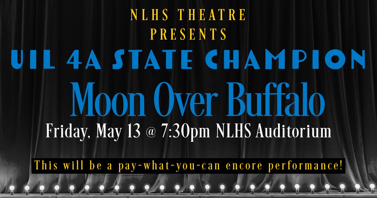 nlhstheatre's tweet photo. https://t.co/KWk6rNXYEk