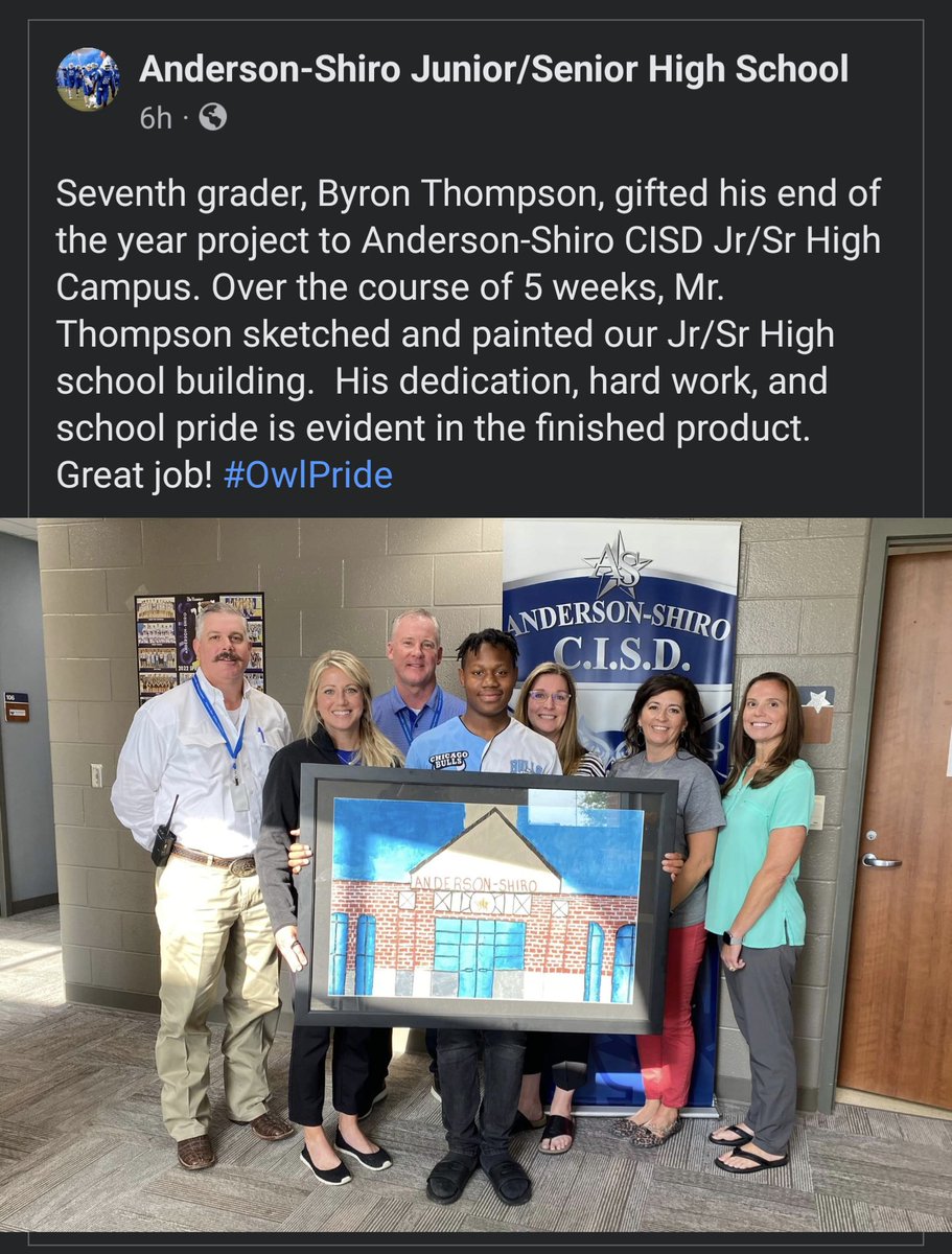 mjolly21's tweet photo. Witnessing someone accomplishing a goal is one of the best things. #ASCISD #BuildingChampions https://t.co/mkCldn71SK