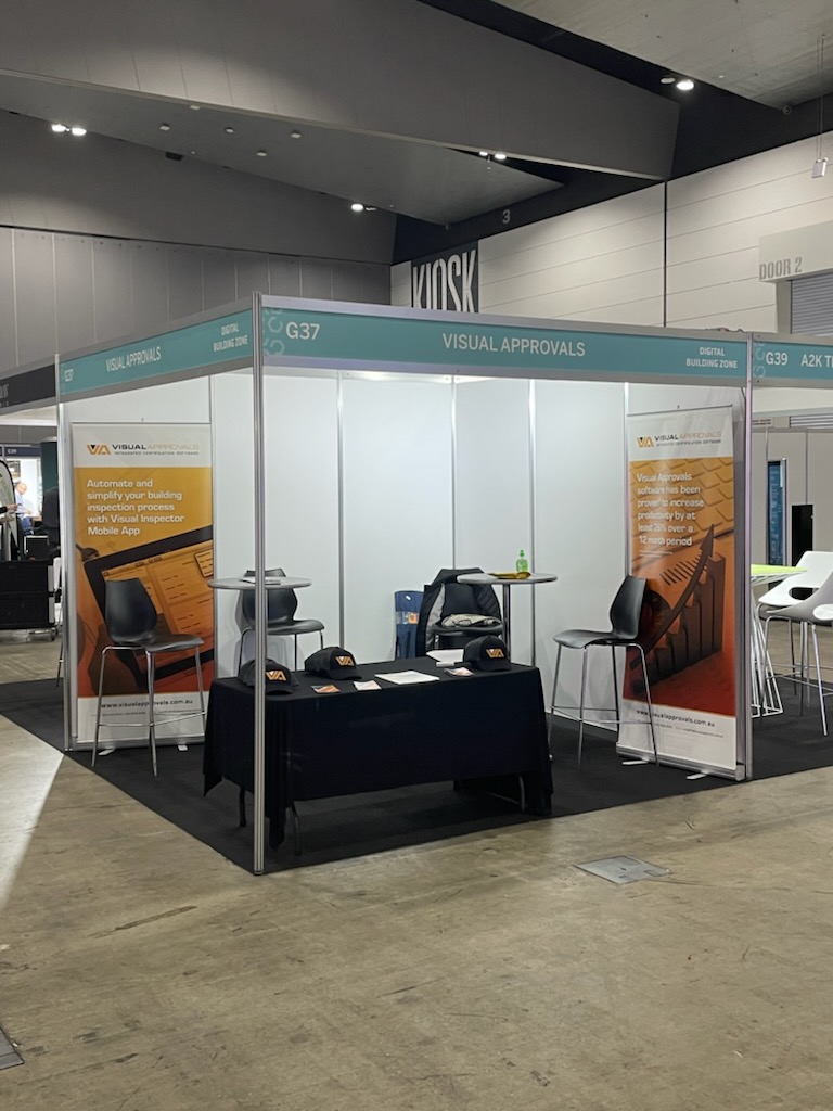VisualApprovals's tweet photo. DesignBuild Reimagined is underway in Melbourne and the team from @VisualApprovals is looking forward to an exciting day. If you are registered to attend #DesignBuild, drop by and visit Andre and Jason on Stand G37. 
#DesignBuildReimagined
#DesignBuild2022 https://t.co/K0Unf6hWJ6