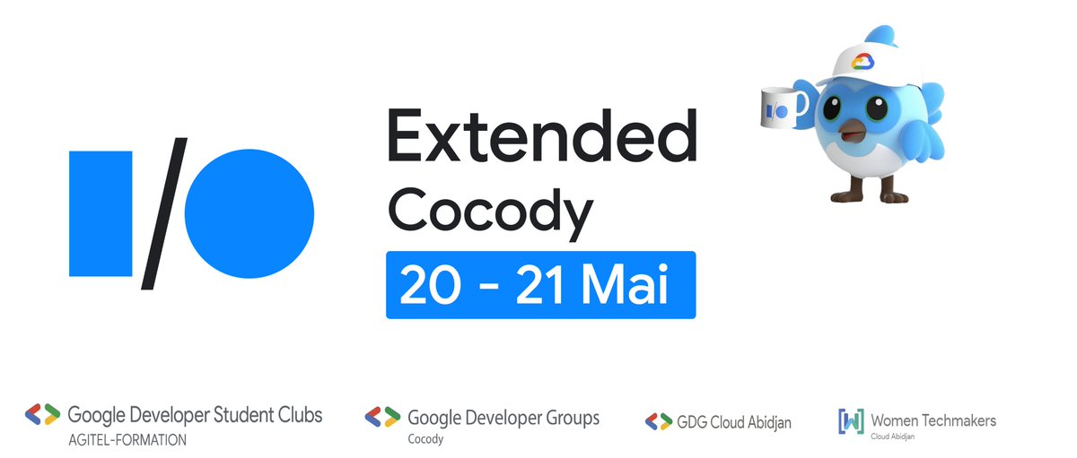 2 jours de partage, 2 jours de réseautage, 2 jours de nouveautés…

Faites passer l'info autour de vous et rendez-vous au #ioextendedcocody.

Inscription ici: gdg.community.dev/e/mzm79y/