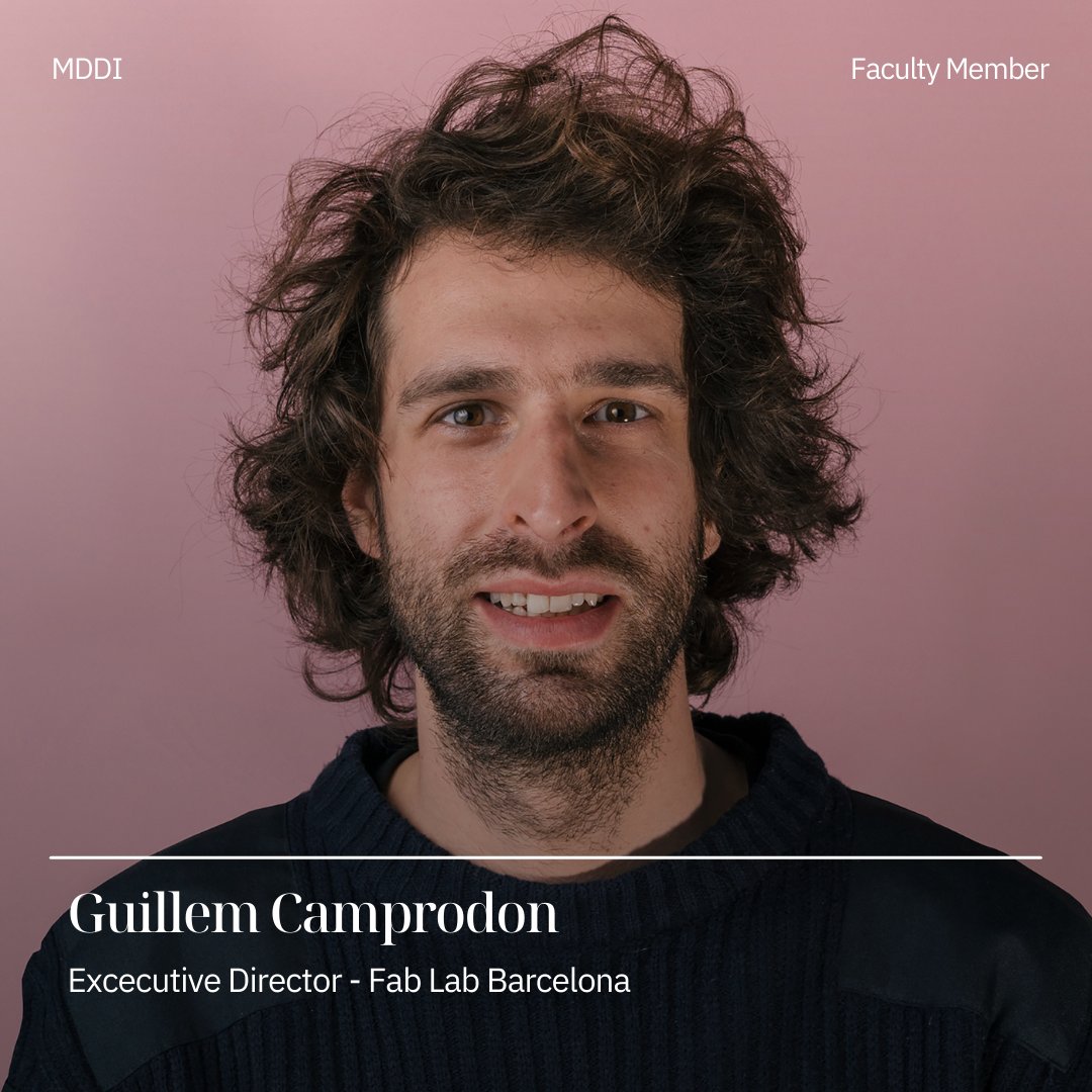 fabcityglobal's tweet photo. MDDI Presents ✨ The Faculty
Liz Corbin & Alysia Garmulewicz Founders of @Materiom_ and Guillem Camprodon Executive Director @fablabbcn
💪💪Learn more about the program at https://t.co/dVfMD0J9vH 💥Apply Now https://t.co/Or6gfgTrfc #FabCity #MDDI #DistributedDesign https://t.co/phMJLA90rS
