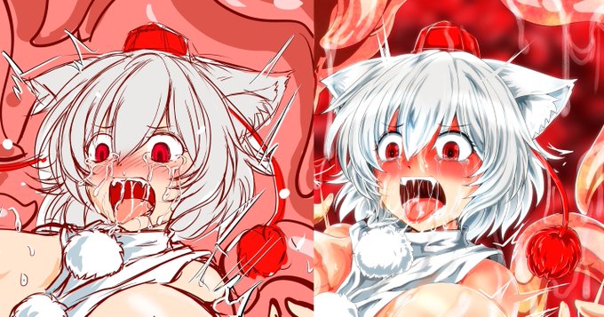 びふぉー
あふたー
ラフのほうがよく見えてしまうのはあるあるか・・。 