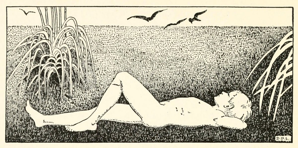 artistlathrop's tweet image. A Little Boy Lost, 1920 #artnouveau #dorothylathrop