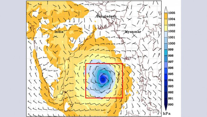 FarinIslamm's tweet photo. Cyclone Asani will strengthen into severe cyclonic storm in 24hrs
#CycloneAsani #disaster #Bangladesh #TheDaily #news https://t.co/60k6eO6aQ7