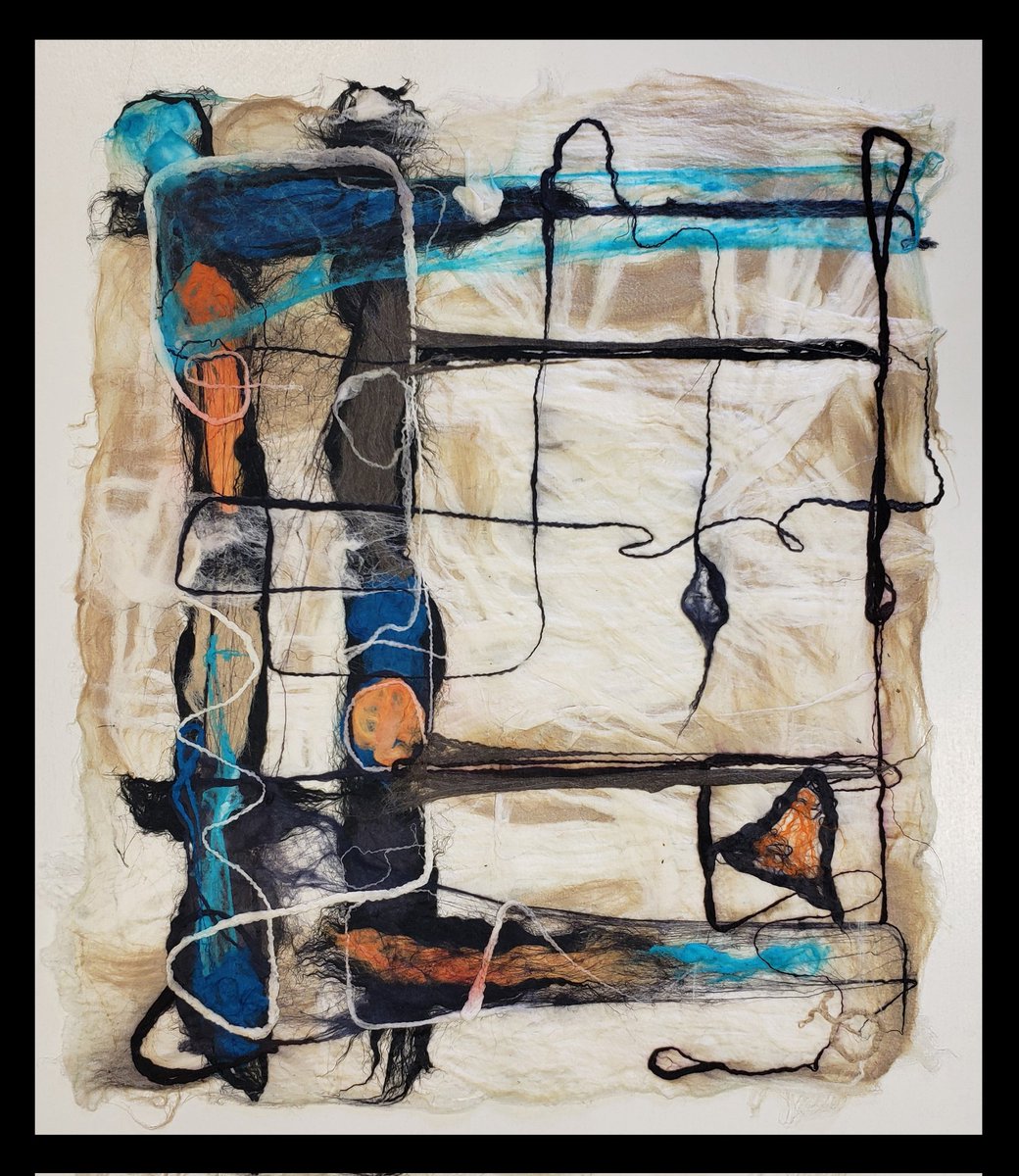 TeaOkro's tweet photo. Wanderer
Silk Fusion
12″ X16″
2020

#art #fiber #abstract #silk #textile https://t.co/ohF6iSXr5Z