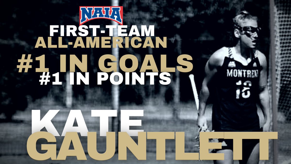 Montreat_WLax's tweet photo. Congrats to our first-ever All-American, Kate Gauntlett! Kate currently leads the entire (m&amp;w) college lacrosse world in scoring at any level. For all her talent, Kate is happiest when her teammates succeed and makes a dead sprint to congratulate them. Proud of you, Kate! #GoCavs https://t.co/jDTdtbLxIP