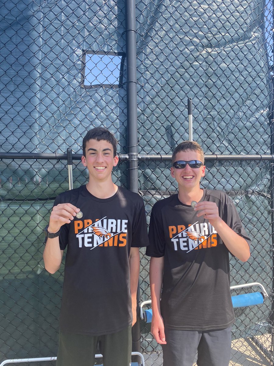 Anthony and JT made state in doubles today! The school's first state qualifiers since 2010!