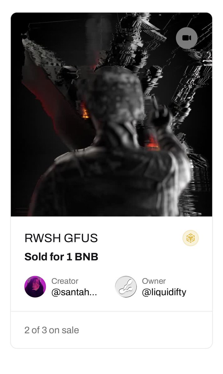 The first of three copies of our collaboration with @SaintHavelin was sold to @liquidifty .  You are doing a good deed! 🔥🔥🦾