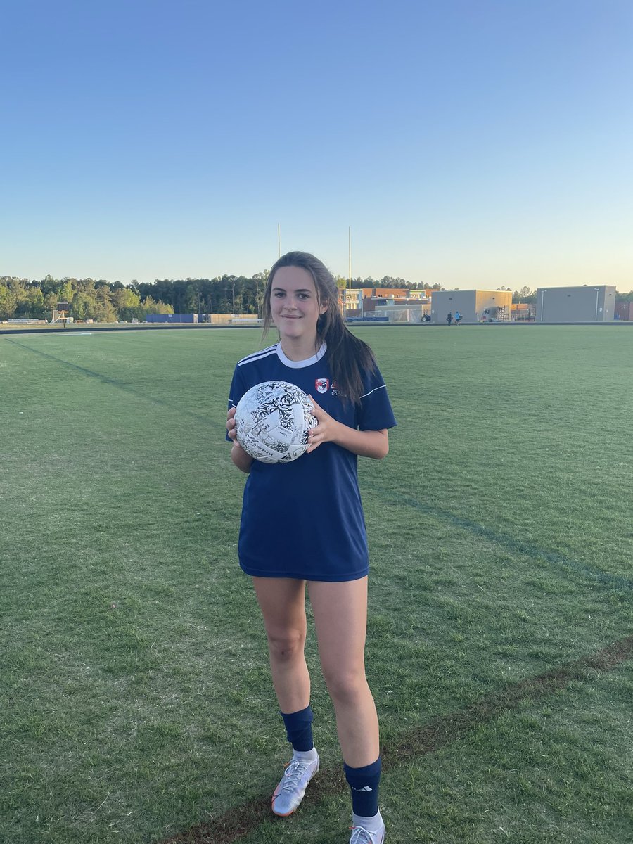 AFHS_MWSoccer's tweet photo. Score correction, Pats finish the regular season with a 4-0 win over Sanderson.  Goals by Gilbert, Frasz, Gutierrez and Stidham.  Shutout by Zitt, Hammy, Majka and Wolgin.  Patriot of the Match - Katie Komorner #COYP #SorryCaylee https://t.co/PNDH2mvZ9s