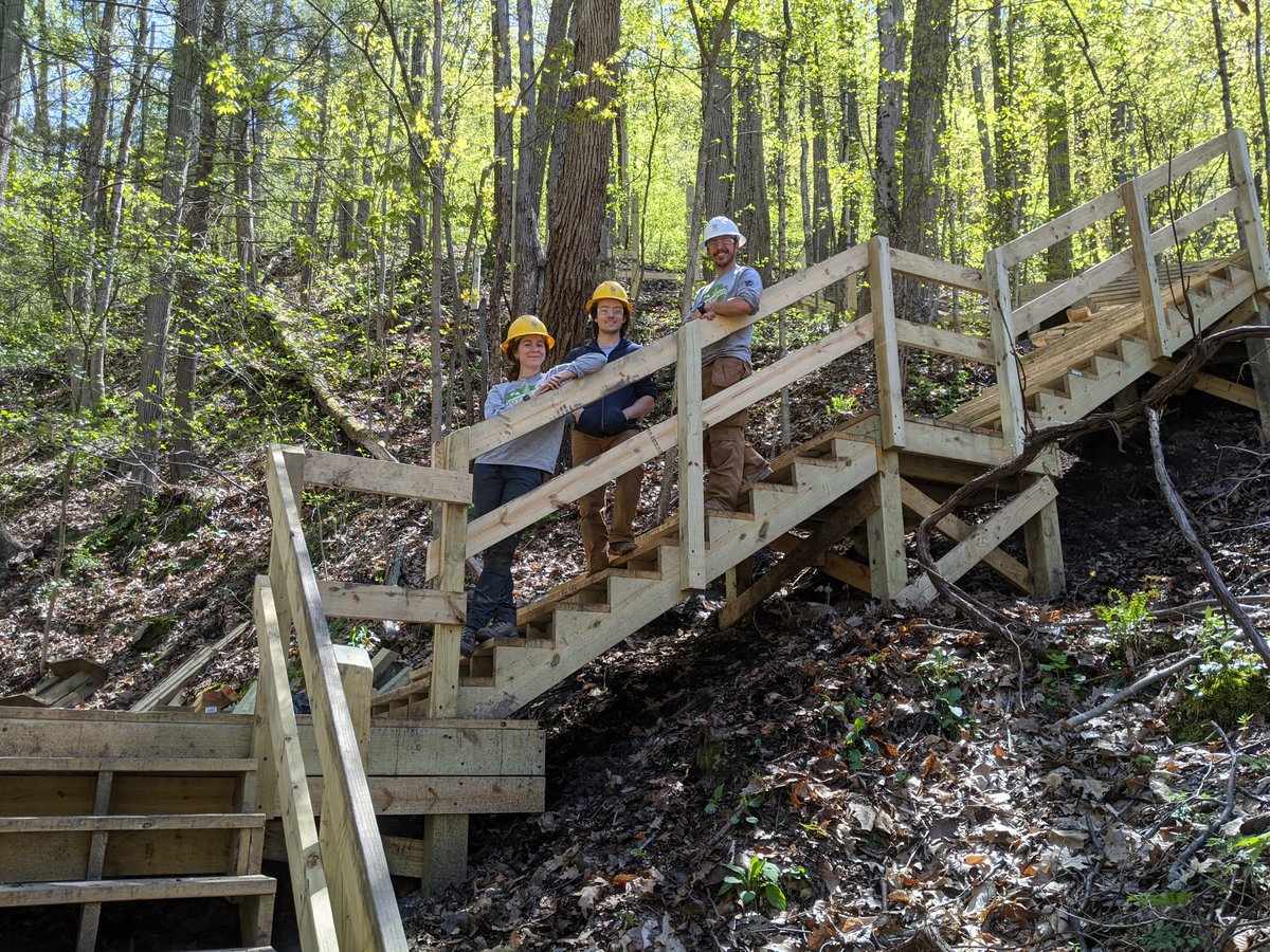 RovingTrailCrew's tweet photo. After three hitches our work along the #TurkeyPath is finished! Hopefully we can come back later this year and continue the path, but for now @DCNRnews staff will be overseeing the completion. Thanks to all who helped along the way, and especially Tim!
📸: @NickelsOnTrail https://t.co/BHcgSo2oom
