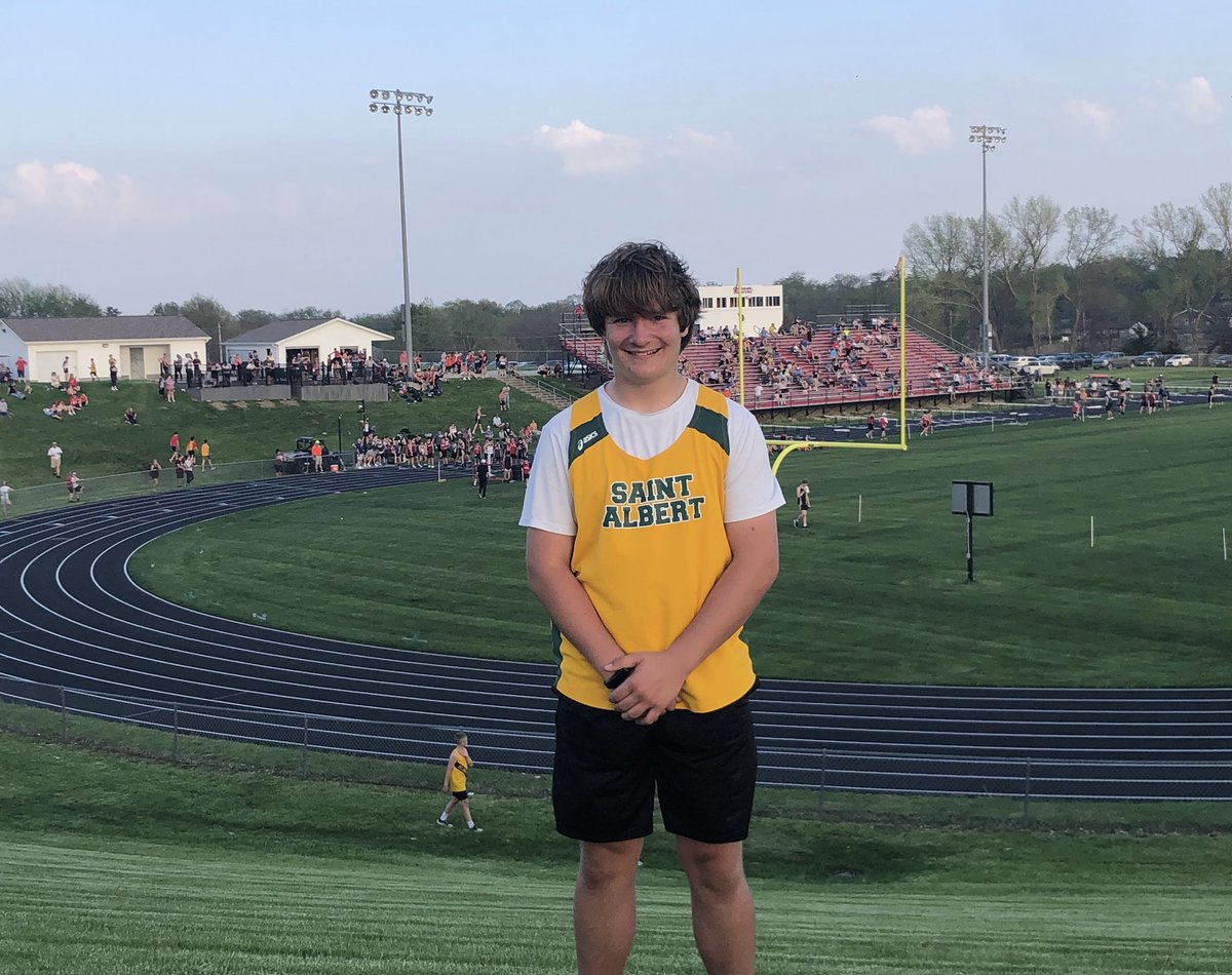 Stalbertsprtfan's tweet photo. Sawyer Sheffield is your Hawkeye 10 MS Champion in Disc! 121’ 5” 

3rd place in shot with 40’ 11 https://t.co/VU1WMiUdsH