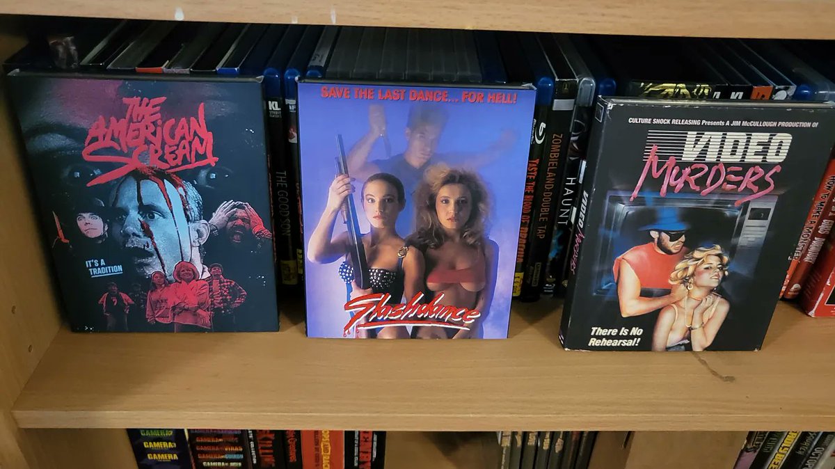Jtmck284's tweet photo. New Pick-ups from @VinegarSyndrome and Amazon
#wickedworld #pathogen #stone #theamericanscream #slashdance #hollywoodsnewblood #videomurders #newpickups #bluraycollector #bluraycollection #moviecollector #moviecollection https://t.co/AdscPz3Qgh