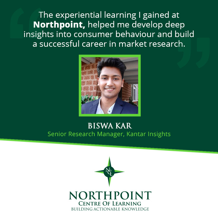 northpointindia's tweet photo. Biswa Kar proud #Northpoint alumni, shares his views on how Northpoint helped shape his career.
https://t.co/TPuWKFBkpb
Admissions Open for 2022-23
#northpointcentreoflearning #experientiallearning #experientialeducation #marketresearch #learningcenter #India #postgraduatestudies https://t.co/VJ3f9a396c