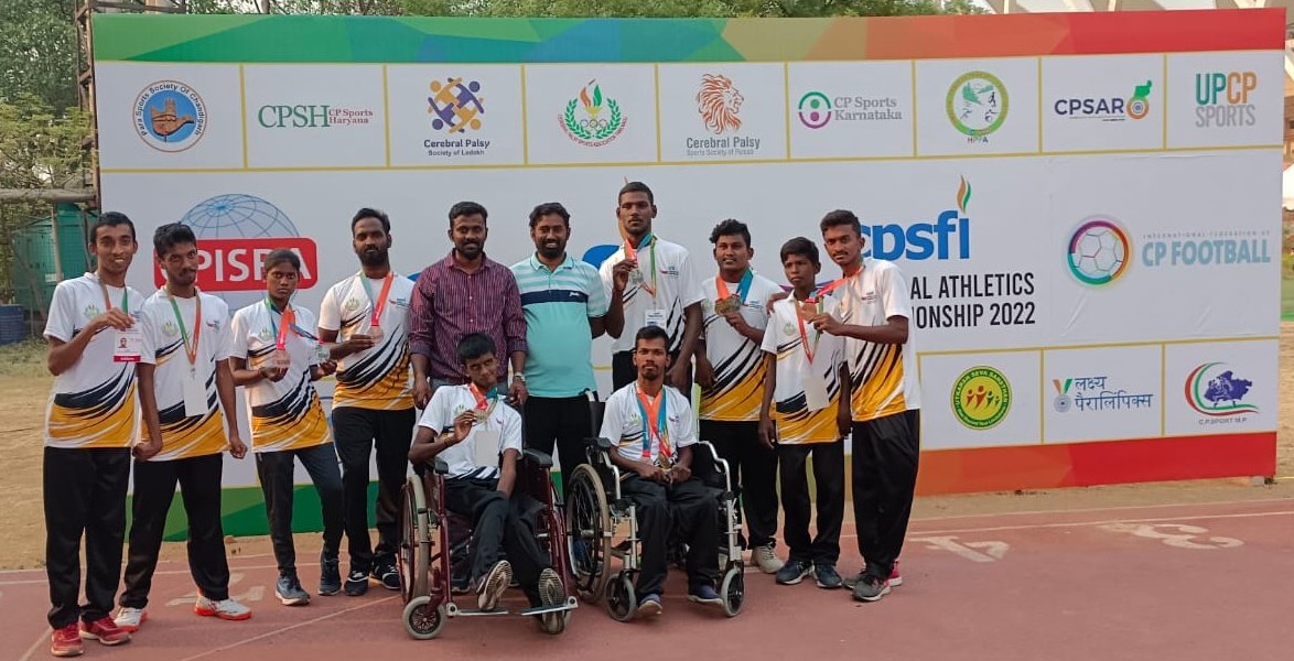 SiddheswaranK's tweet photo. cerebral palsy differently abled TN_ team players record breaking 10 medals winning in ATHLETICS CHAMPIONSHIP at delhi.we are waiting at chennai central.we want to meet our CM @SunTV @ThanthiTV @news7tamil @EngalCMStalin @Anbil_Mahesh @UUdanpirapu @Udhaystalin @SMeyyanathan https://t.co/q6rF9K7a8J