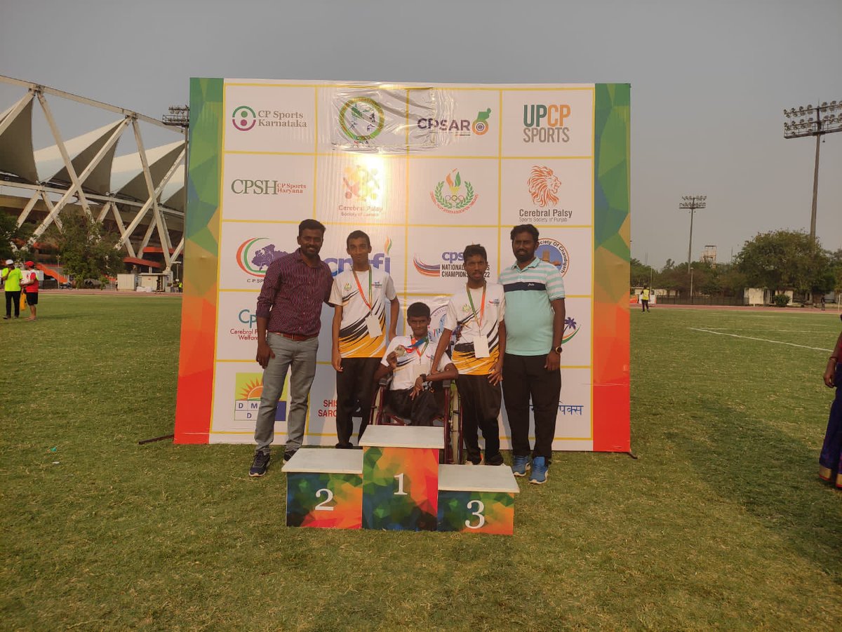 SiddheswaranK's tweet photo. cerebral palsy differently abled TN_ team players record breaking 10 medals winning in ATHLETICS CHAMPIONSHIP at delhi.we are waiting at chennai central.we want to meet our CM @SunTV @ThanthiTV @news7tamil @EngalCMStalin @Anbil_Mahesh @UUdanpirapu @Udhaystalin @SMeyyanathan https://t.co/q6rF9K7a8J